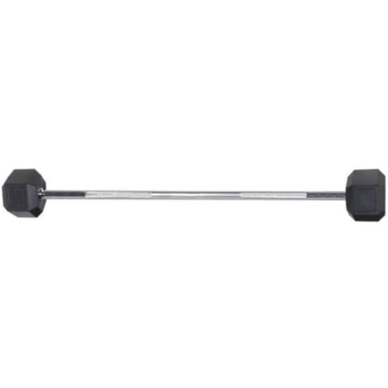Μπάρα Ενδυνάμωσης με Fixed Βάρος Amila 120 cm 20 kg - Ασημί image 0
