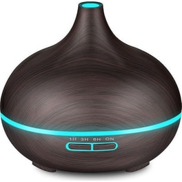 Andowl Συσκευή Για Αρωματοθεραπεία Ultrasonic Humidifier And Aromatherapy Καφέ Σκούρο