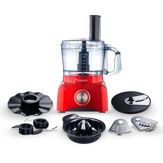 Πολυμίξερ TURBOTRONIC TT-FP800 800 W 1.2 L Κόκκινο image 3