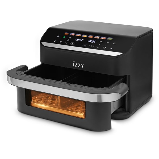 IZZY IZ-8260 2400 W με Αποσπώμενο Κάδο 11 L Μαύρη Φριτέζα Αέρος image 2