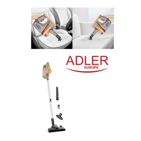 ADLER AD-7036 800 W 1.5 L Κίτρινο Σκούπα Stick image 6