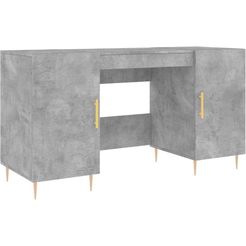 Γραφείο VidaXL από Επεξεργασμένο Ξύλο 140x50x75 cm - Γκρι Σκυροδέματος