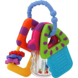 Kiokids Μασητικός Κρίκος Οδοντοφυΐας 3 Σπιτάκια 3+μ