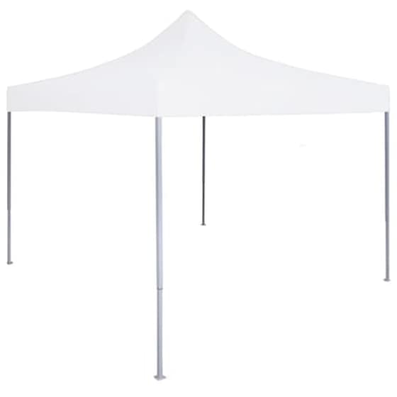 Κιόσκι Vidaxl Ατσάλι Πτυσσόμενο 2x2m - Λευκό image 1