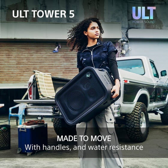 Party Speaker Sony ULT Tower 5 300W - Black image 7