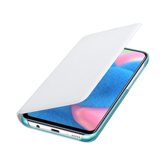 Θήκη Samsung Galaxy A30s Flip Cover - Λευκό image 3
