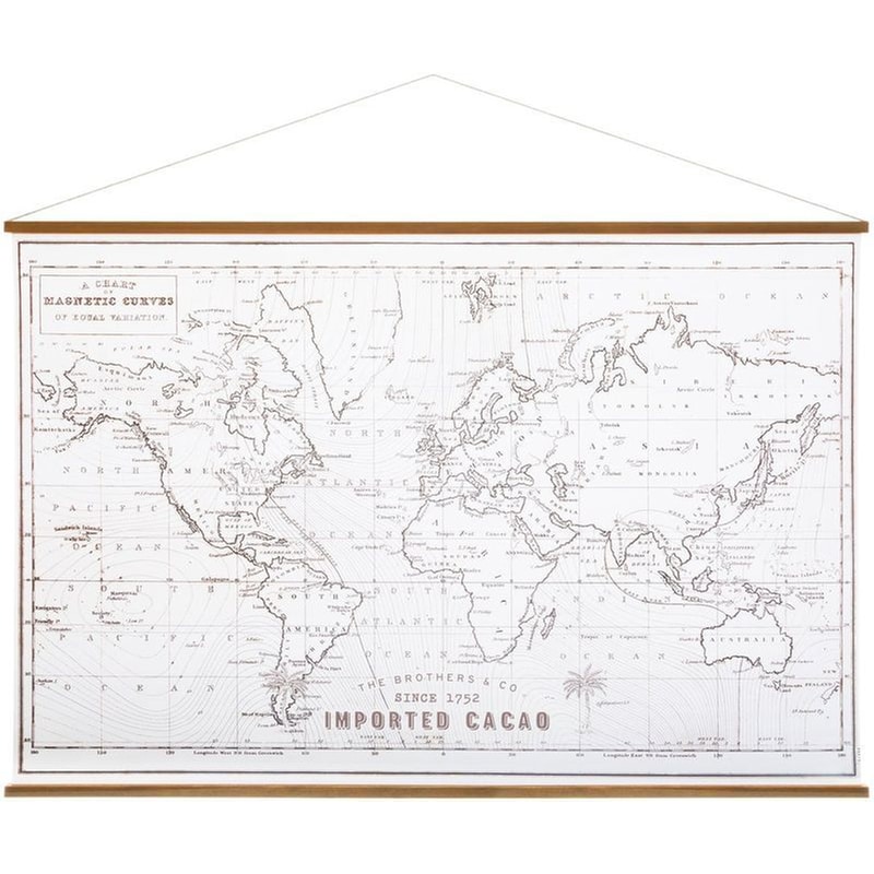 Διακοσμητικό Τοίχου Χάρτης Soitishop A-s Coloni Υφασμάτινο 110x2x73 cm - Λευκό