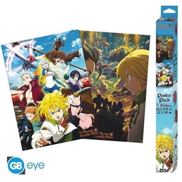 Αφίσα The Seven Deadly Sins 2Τμχ Κάθετη Κάθετη 52x38 cm
