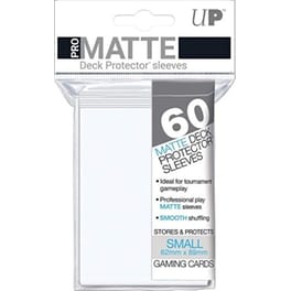 Ultra Pro Small Matte Sleeves White 60 Τμχ