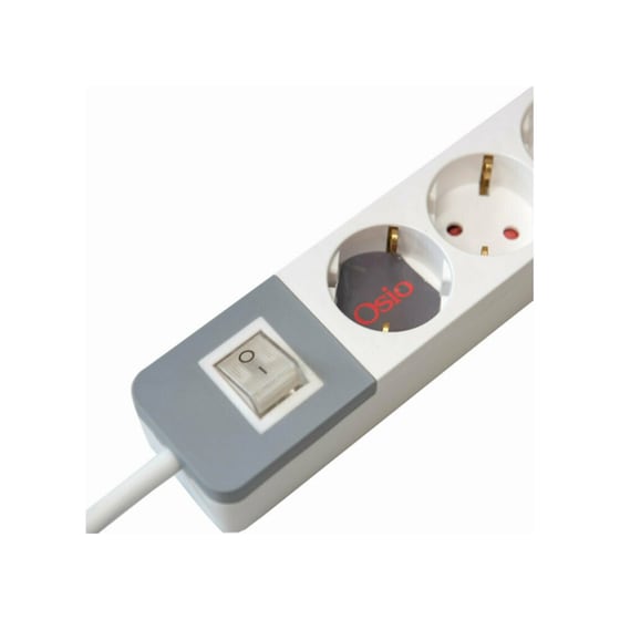 Πολύπριζο Osio OPS-3003 3 Θέσεων & 2x Usb 1.5m - Λευκό image 2
