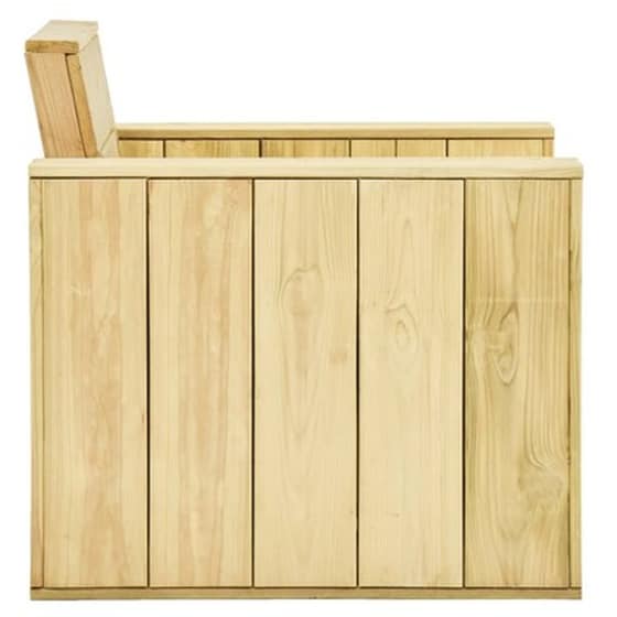 Vidaxl Καρέκλες Κήπου 2 Τεμ. 89 X 76 X 76 Εκ. Εμποτισμένο Ξύλο Πεύκου image 4