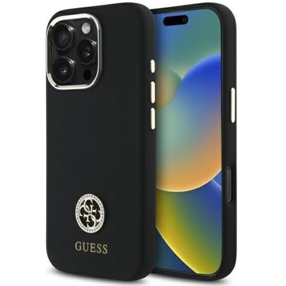 Θήκη Apple Iphone 16 Pro Max - Guess  Strass - Μαύρο image 0