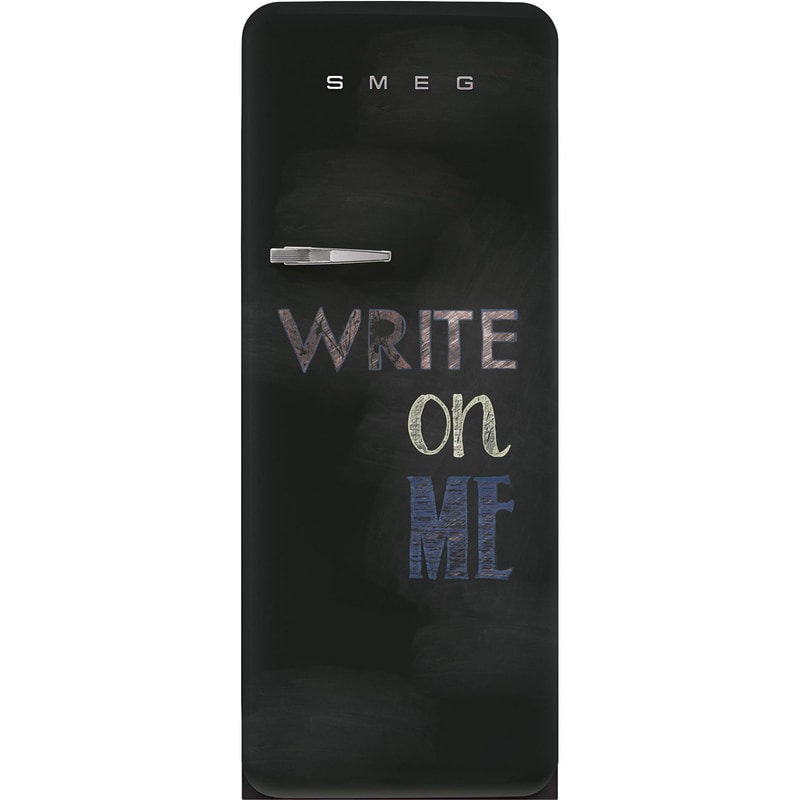 SMEG FAB28RDBB5 270 Lt Μαύρο/Blackboard Μονόπορτο Ψυγείο