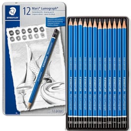 STAEDTLER Mars Lumograph Σετ Μολύβια (12 Τεμάχια)