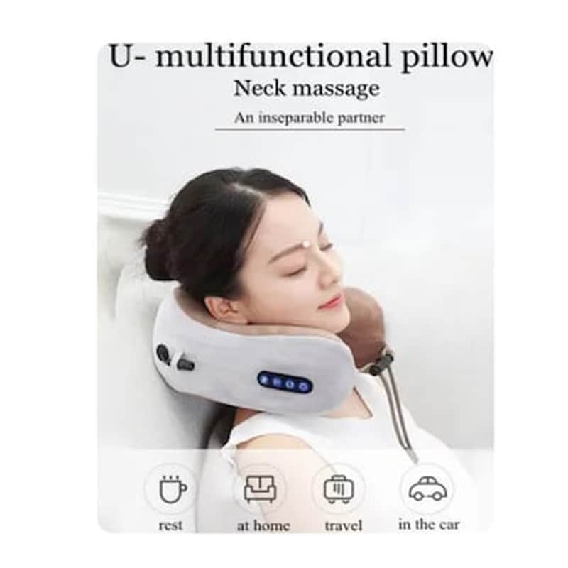 OEM Ηλεκτρικό Μαξιλάρι Μασάζ Λαιμού U-sahped Massage Pillow