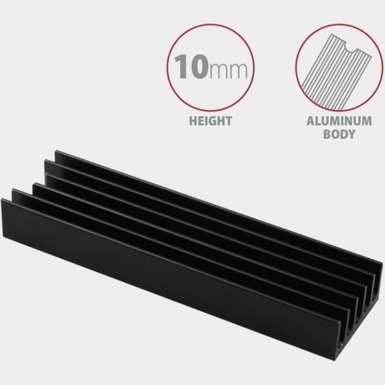 Ψύκτρα SSD M.2 AXAGON CLR-M2L10 image 1