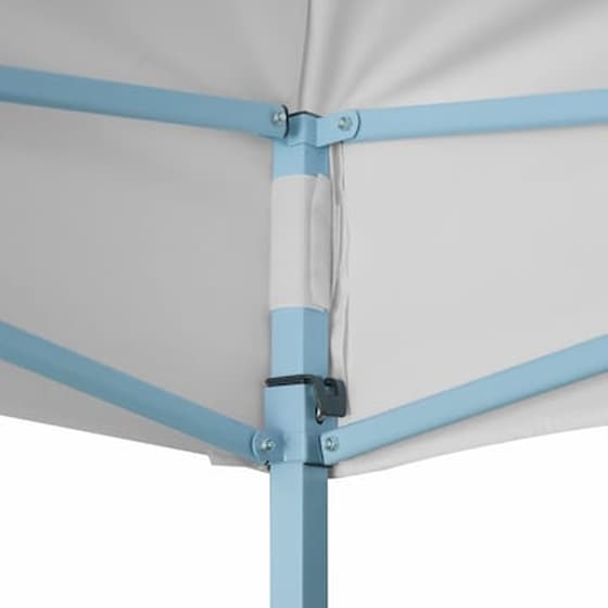 Κιόσκι Vidaxl Ατσάλι Πτυσσόμενο 3x4m - Λευκό image 3