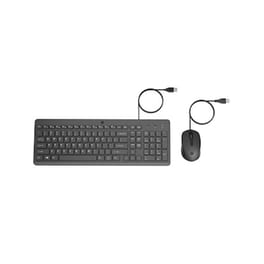 HP 150 Wired Keyboard And Mouse Σετ Πληκτρολόγιο & Ποντίκι (US)