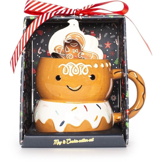 Κούπα Tri-Coastal & Cookie Cutter Gingerbread Man image 0