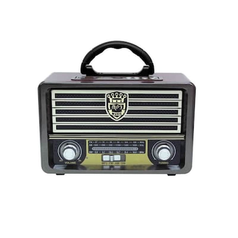 MEIER Φορητό Radio Meier MD113BT Retro - Καφέ