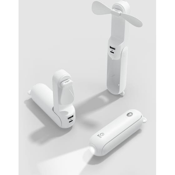 Ανεμιστήρας Χειρός JisuLife Life8 Plus 1.2W - White image 2