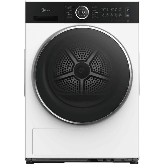 MIDEA MD205H90BW/W-GR 9kg με Αντλία Θερμότητας Λευκό Στεγνωτήριο Ρούχων image 0