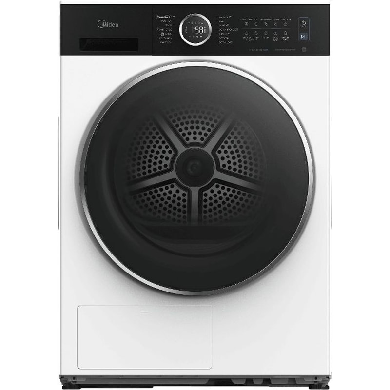 MIDEA MD205H90BW/W-GR 9kg με Αντλία Θερμότητας Λευκό Στεγνωτήριο Ρούχων