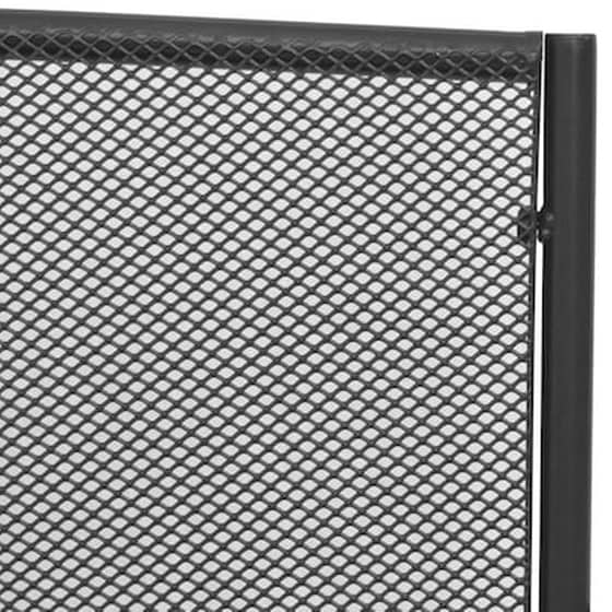 Παγκάκι Κήπου VidaXL από Ατσάλι / Πλέγμα 108x60x88 cm - Ανθρακί image 4