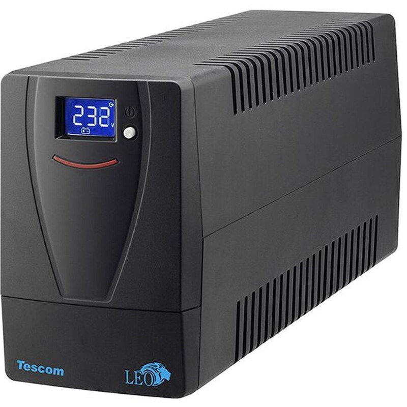 UPS Tescom Plus LCD 850AP 850VA 230V Μαύρο