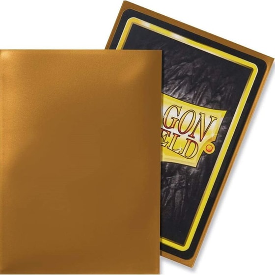 Dragon Shield Standard Sleeves Gold 100 Τμχ image 1