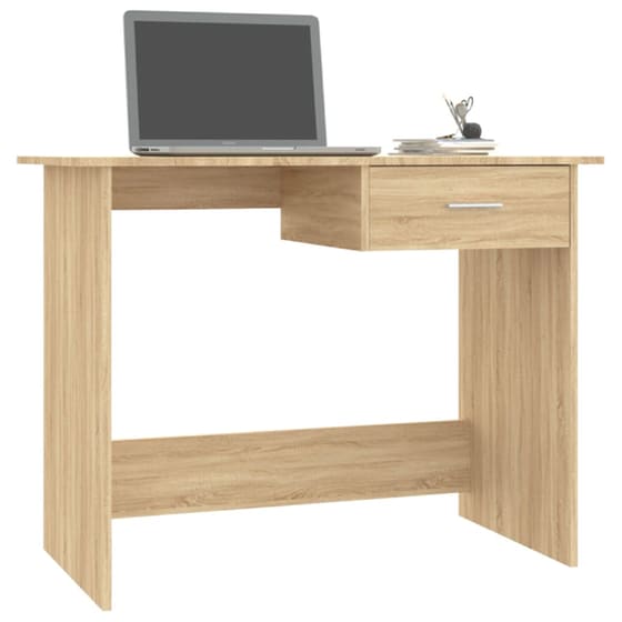 Γραφείο Μελέτης VidaXL από Μοριοσανίδα 100x50cm - Sonoma/Μπεζ image 5