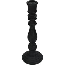 Κηροπήγιο ArteLibre Μαύρο Polyresin 8.5 x 8.5 x 24 cm