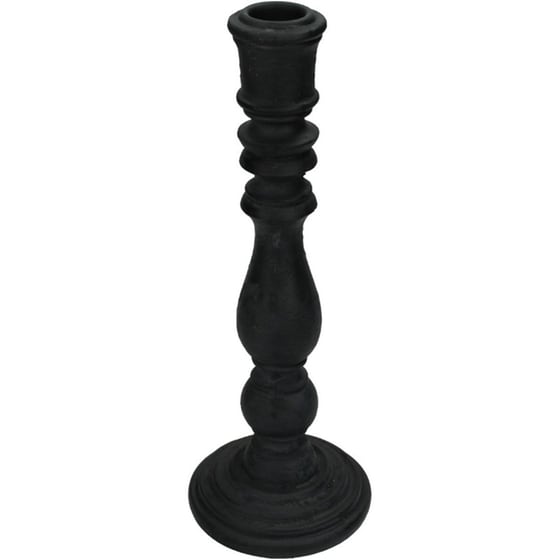 Κηροπήγιο ArteLibre Μαύρο Polyresin 8.5 x 8.5 x 24 cm image 0