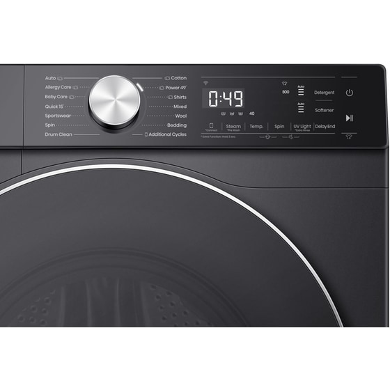 HISENSE WF5S1045BB 10.5 kg  1.400 Στροφές με WiFi Ανθρακί Πλυντήριο Ρούχων image 7