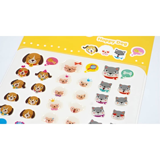 Αυτοκόλλητα Funny Stickers Happy Dog image 1