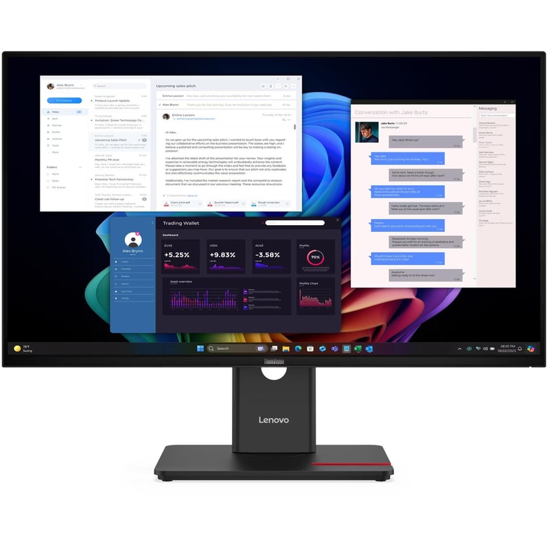 Lenovo ThinkVision T27UD-40 27 4K UHD IPS Flat 60Hz 6ms