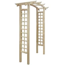 Vidaxl Πέργκολα Είσοδος - Αψίδα Με Καφασωτά 150 X 50 X 220 Εκ. Ξύλινη