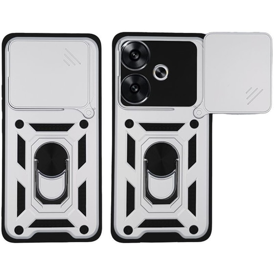 Θήκη Xiaomi Poco F6 5G - Sonique Ring Armor Campro - Ασημί image 0