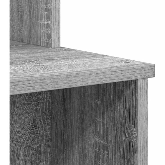 Γραφείο VidaXL από Επεξεργασμένο Ξύλο 120,5x44x88,5 cm - Γκρι Sonoma image 6