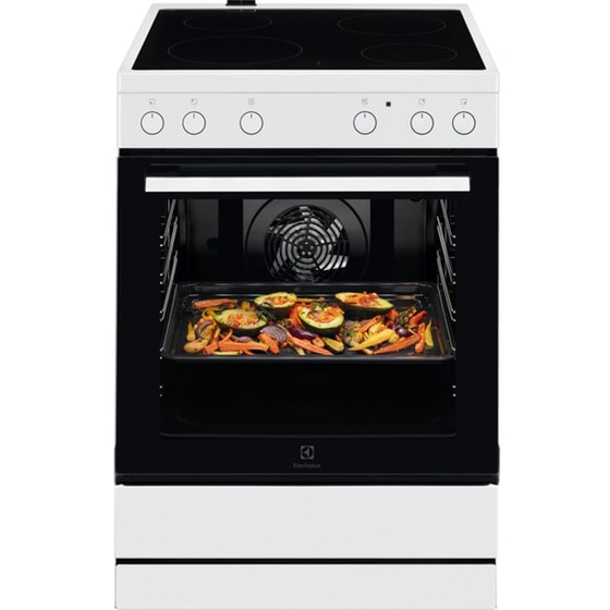 ELECTROLUX LKR62000BW 73 Lt Λευκό Ηλεκτρική Κουζίνα Κεραμική image 0