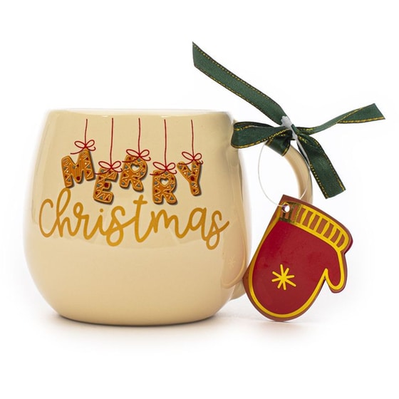 Κούπα Κεραμική Tri-Coastal 3D Xmas Gingerbread Man image 0