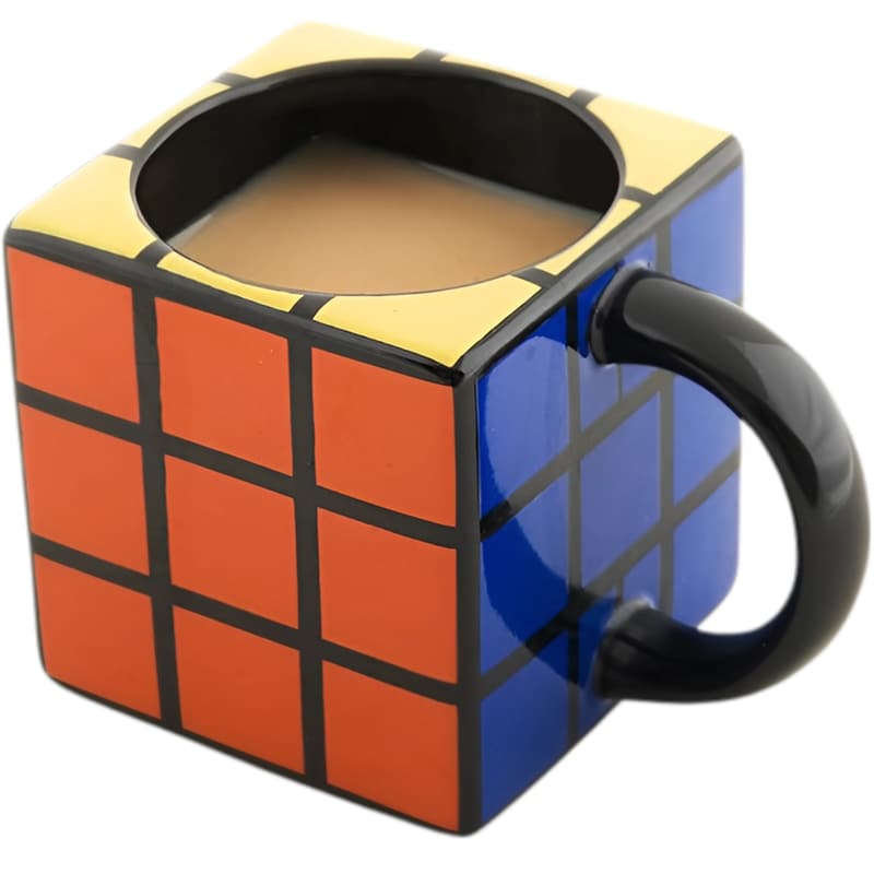 Κούπα 3D Κύβος Του Rubik Κεραμική 300 ml - Πολύχρωμο