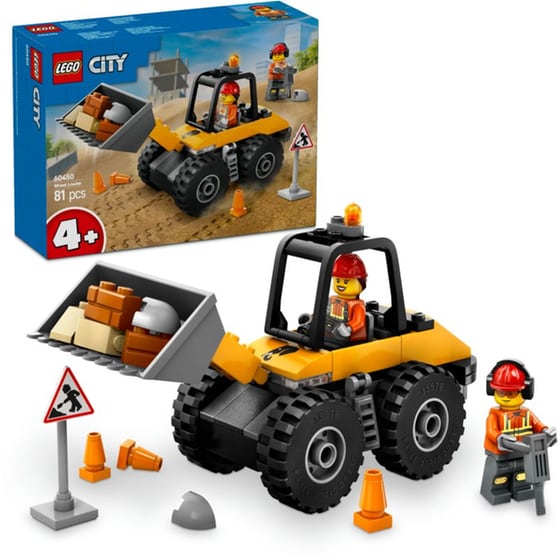 LEGO® City Yellow Construction Wheel Loader (60450) image 3