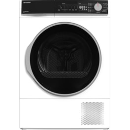 SHARP KD-NHB9S7GWD-EE 9 kg με Αντλία Θερμότητας Λευκό Στεγνωτήριο Ρούχων