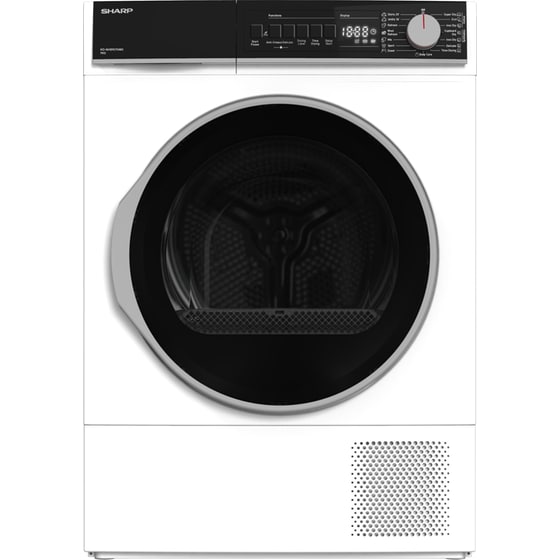 SHARP KD-NHB9S7GWD-EE 9 kg με Αντλία Θερμότητας Λευκό Στεγνωτήριο Ρούχων image 0