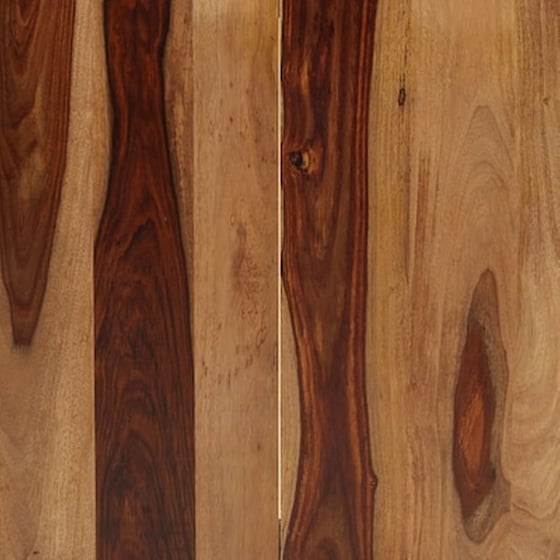 Τραπεζαρία Vidaxl από Μασίφ Ξύλο Sheesham 140x70x75 cm - Μαύρο/Καφέ image 2