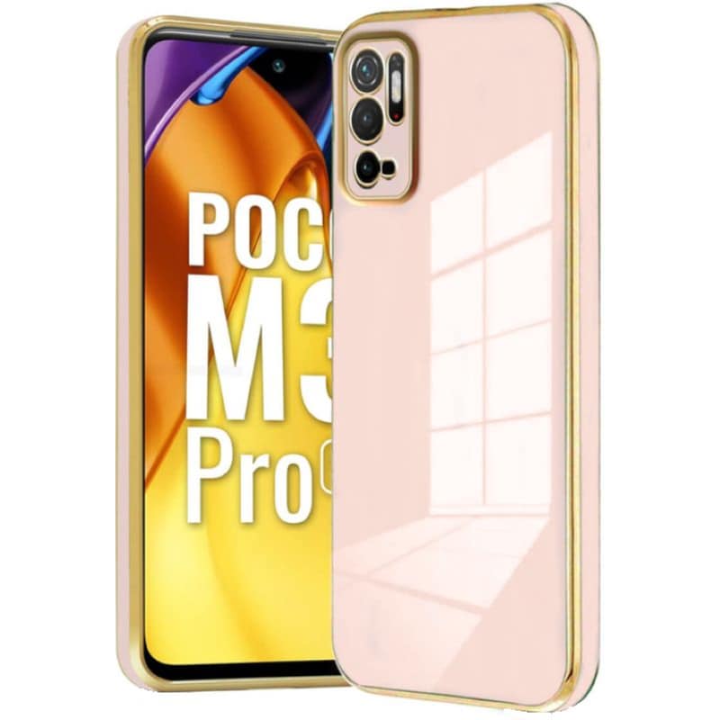 BODYCELL Θήκη Xiaomi Redmi Note 10/Note 10T/Poco M3 Pro 5G - Bodycell Gold Plated - Pink