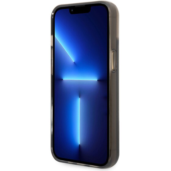 Θήκη Apple iPhone 14 Plus - Guess Triangle Glitter Logo Collection - Μαύρο image 3