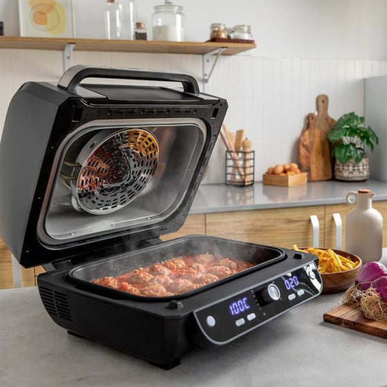 CECOTEC Cecofry FireDome 8000 Pro CEC-04950 1700 W 8 L Μαύρο Φριτέζα Αέρος image 7