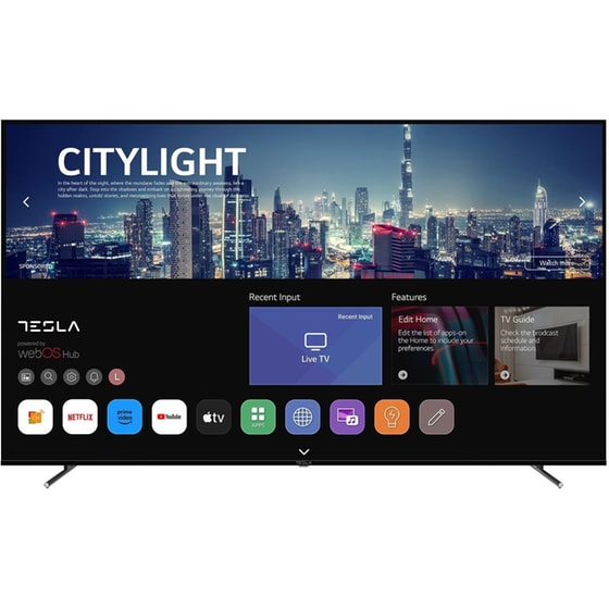Tesla LED 85" 4K Smart Τηλεόραση 85E645BUW image 2